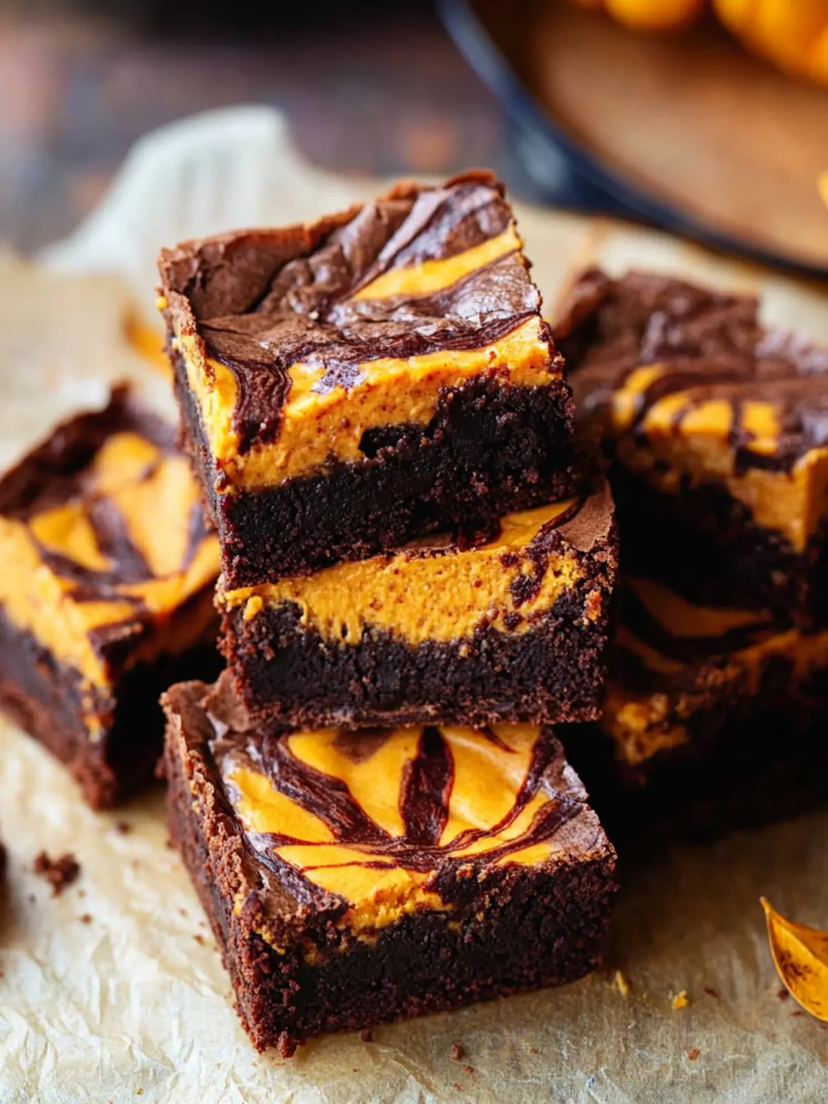Decadent Pumpkin Cheesecake Brownies for Cozy Fall Indulgence 3 Pumpkin Cheesecake Brownies
