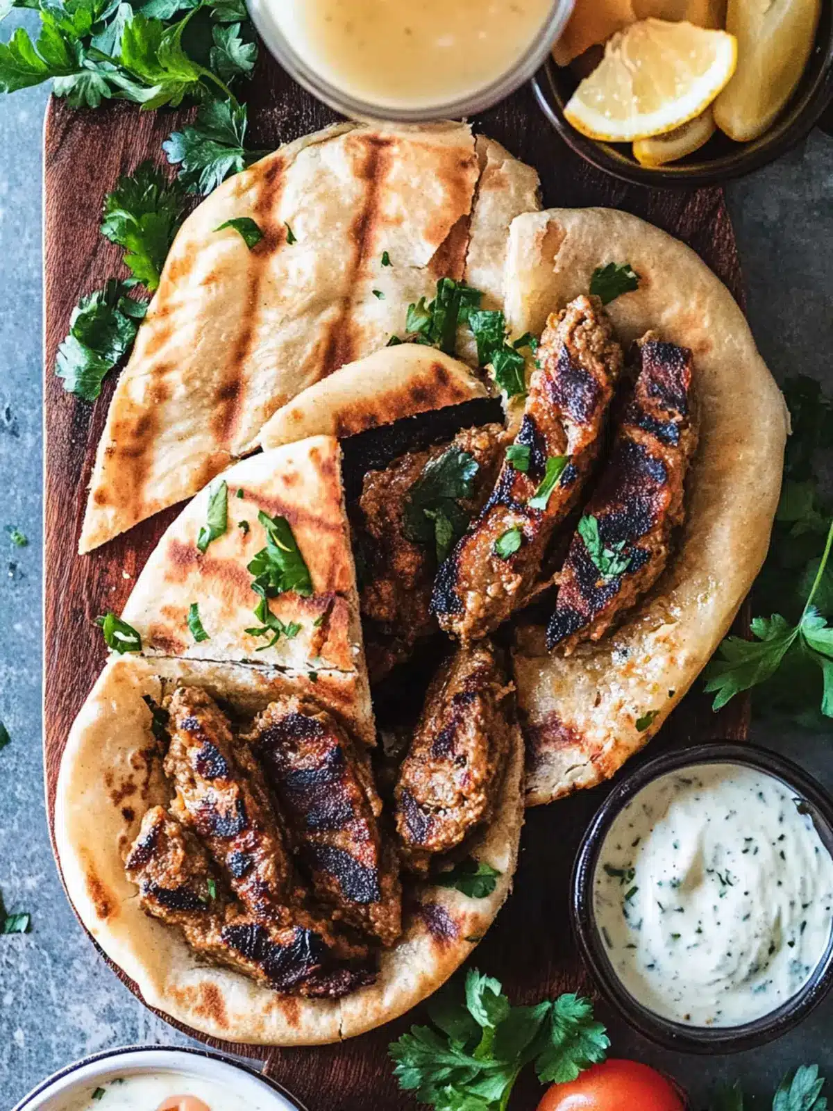 Savory Arayes: Irresistible Middle Eastern Stuffed Pitas 3 Arayes (Middle Eastern Stuffed Pita)