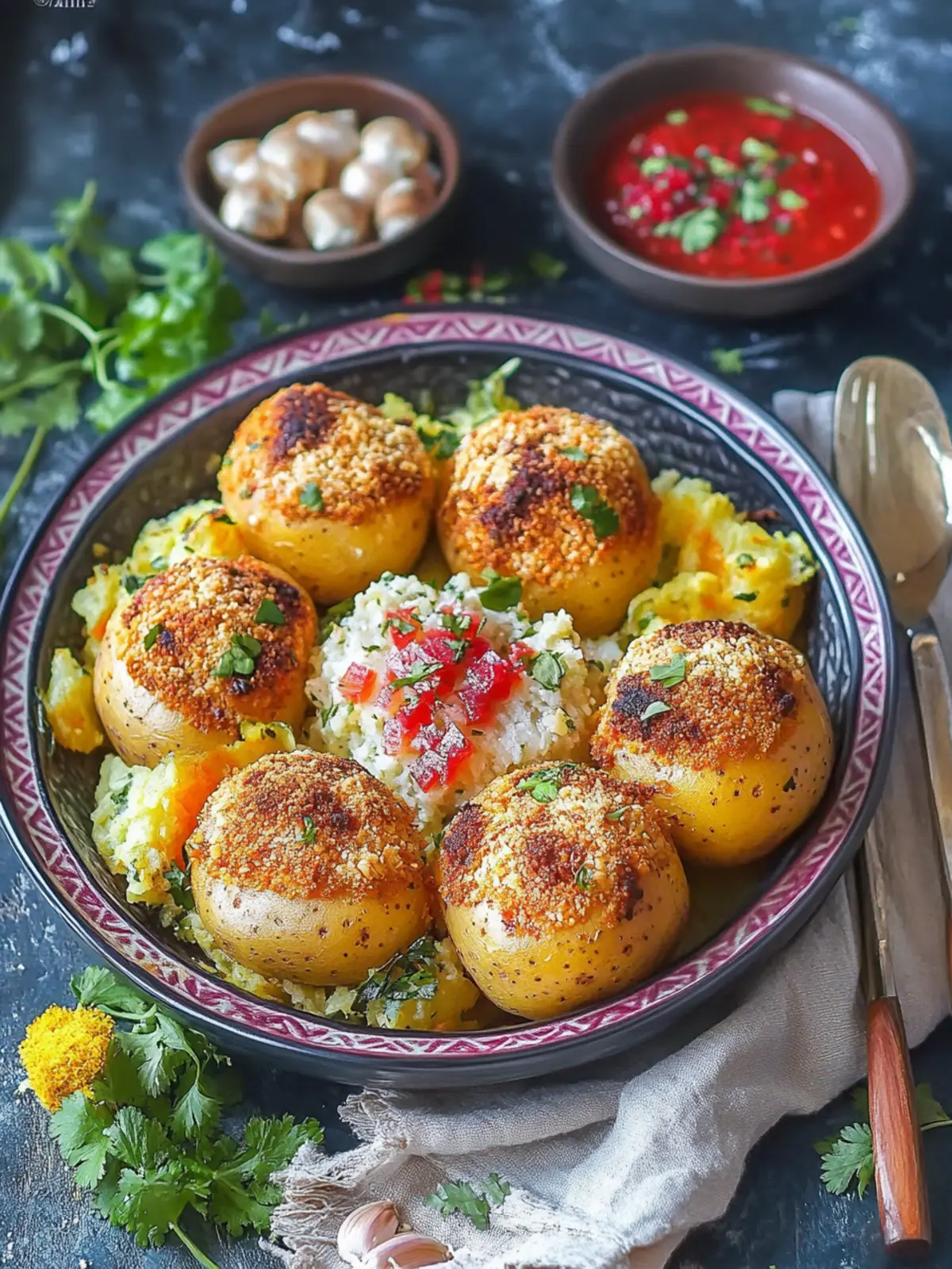 Savory Middle Eastern Stuffed Potatoes You’ll Love to Make 4 Middle Eastern stuffed potatoes (batata mahshieh)