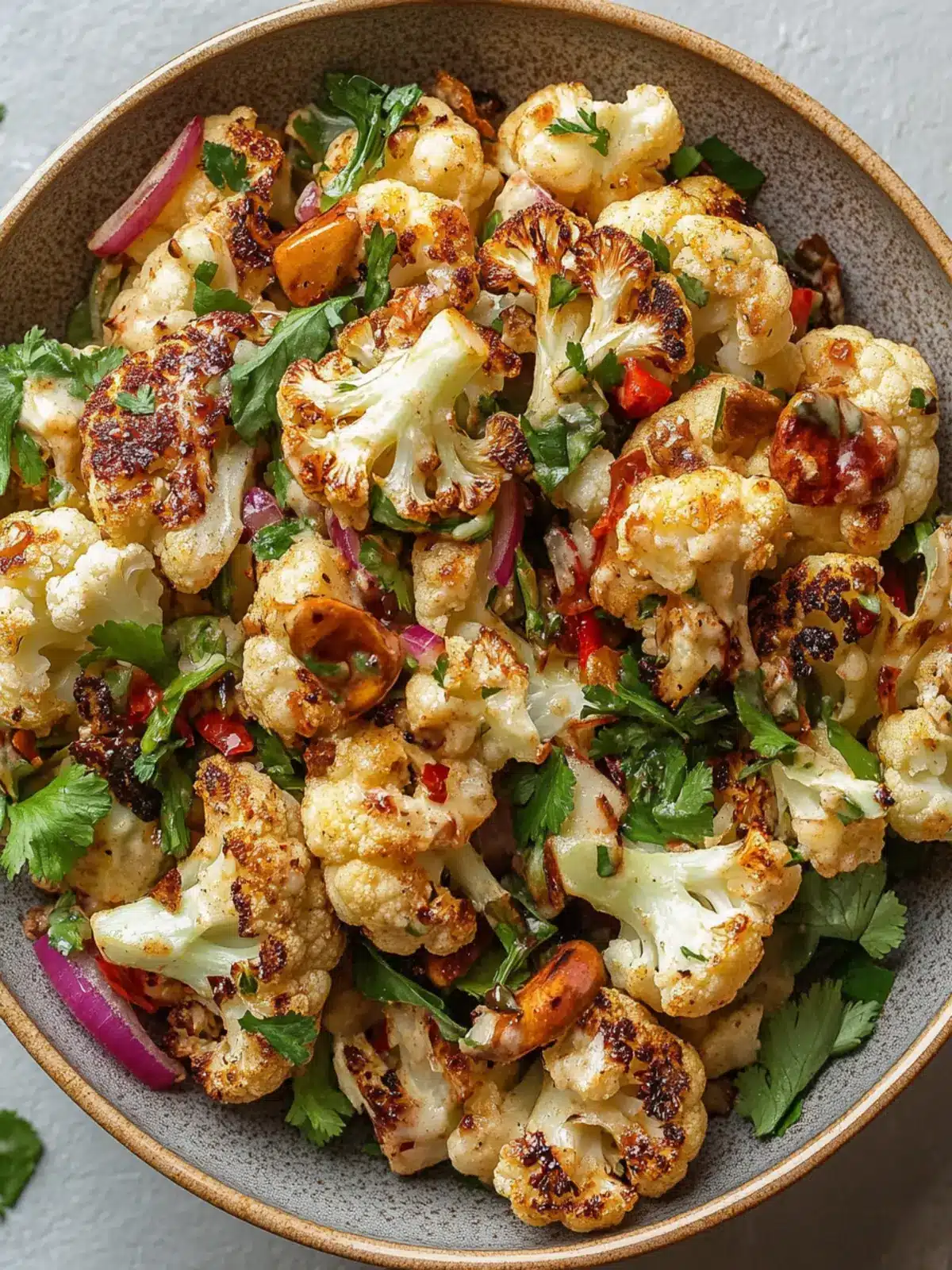 Roasted Cauliflower Tahini Salad for a Cozy Winter Night 5 Roasted Cauliflower Tahini Salad