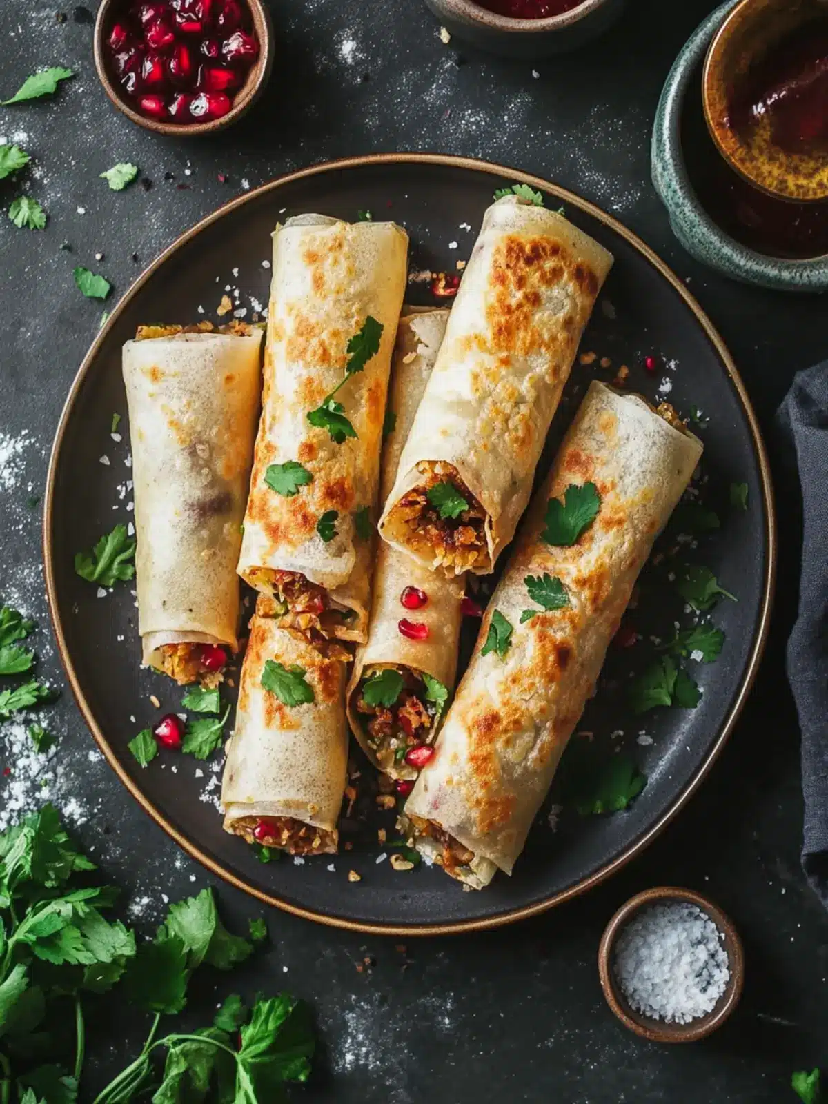 Crispy Musakhan Rolls: A Flavor-Packed Twist for Dinner 2 Crispy Musakhan Rolls