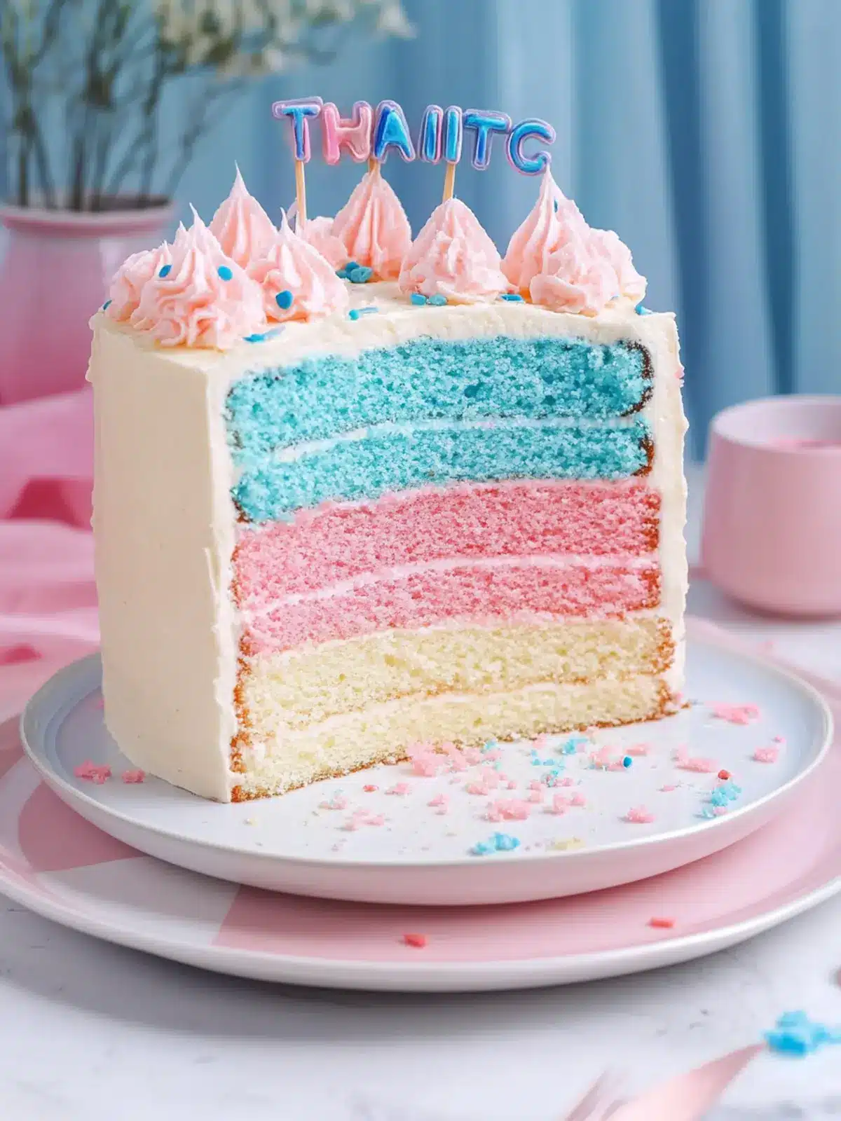 Trans Flag Cake Recipe: Celebrate Pride with Every Slice 5 Trans Flag Cake
