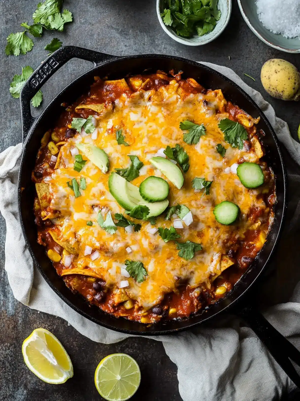Easy Gluten Free Enchilada Skillet Packed with Flavorful Goodness 3 Gluten Free Enchilada Skillet