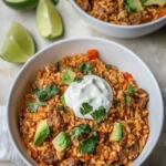Savory Instant Pot Mexican Style Beef and Rice in 30 Minutes 5 Instant Pot Mexican Style Beef and Rice