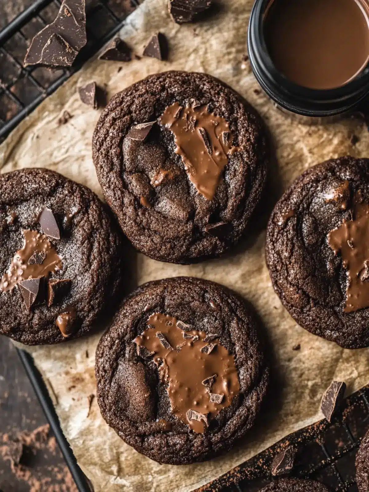 Fudgy Chocolate Cookies With Cocoa Powder in Minutes 4 Chocolate Cookies With Cocoa Powder