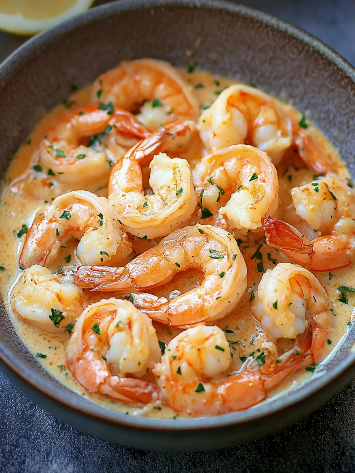 15-Minute Creamy Garlic Shrimp That'll Wow Your Taste Buds 3 Creamy Garlic Shrimp (15 mins)