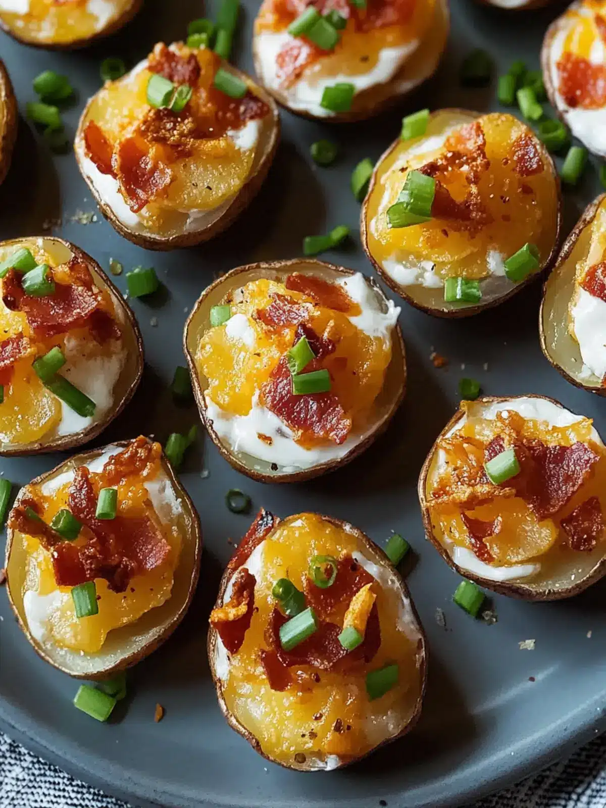 Loaded Mini Potato Bites: The Ultimate Party Snack Delight 5 Loaded Mini Potato Bites