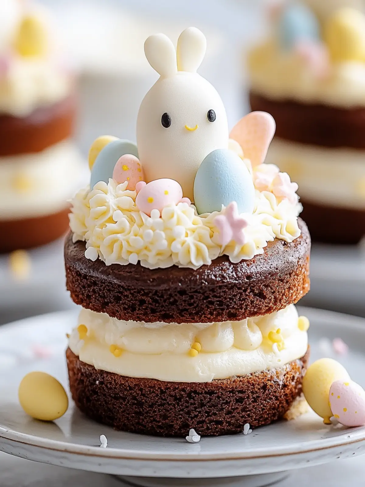 Mini Easter Layer Cakes for a Sweet Spring Celebration 3 Mini Easter Layer Cakes