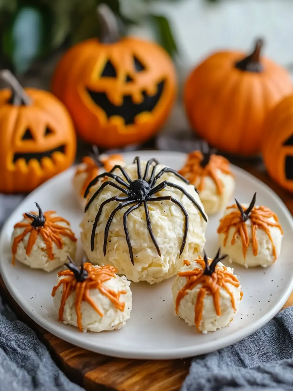 Delicious Halloween Spider Cheese Ball Recipe for Fun Parties 2 Halloween Spider Cheese Ball Recipe