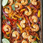 Quick and Flavorful Sheet Pan Shrimp Fajitas in 20 Minutes 43 Sheet Pan Shrimp Fajitas