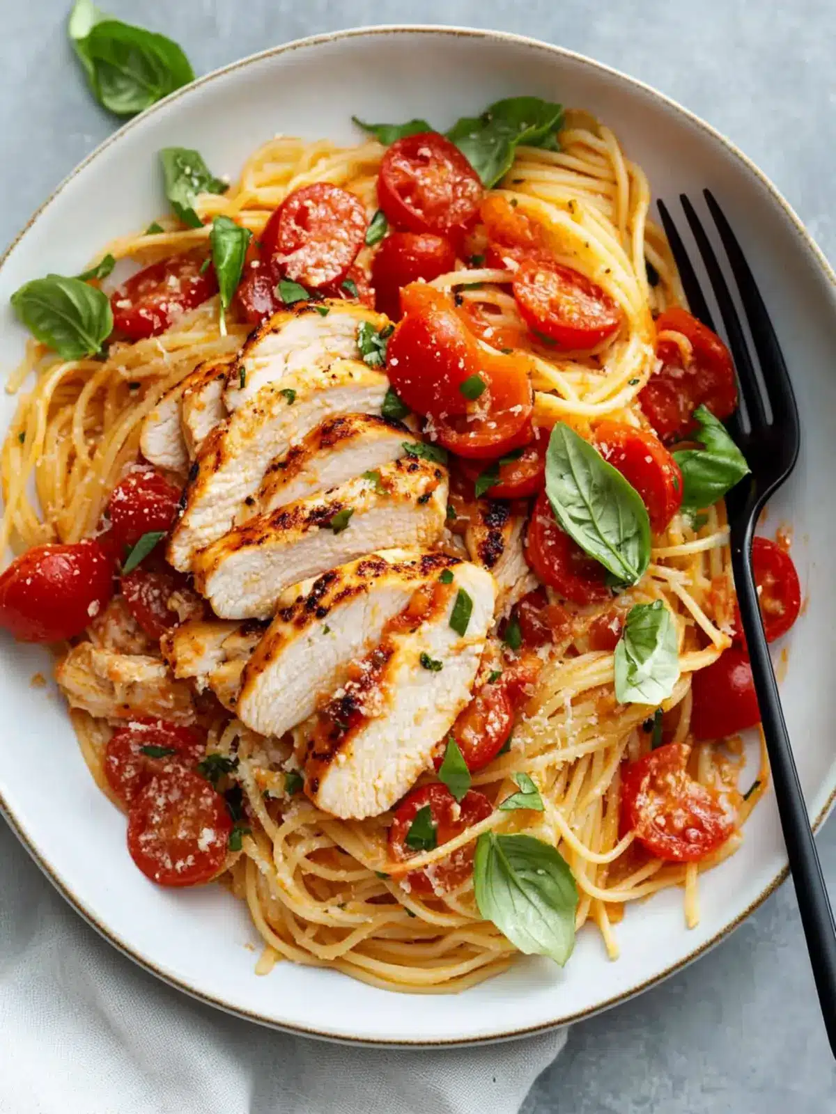 Delicious Bruschetta Chicken Pasta for Quick Summer Dinners 4 Bruschetta Chicken Pasta