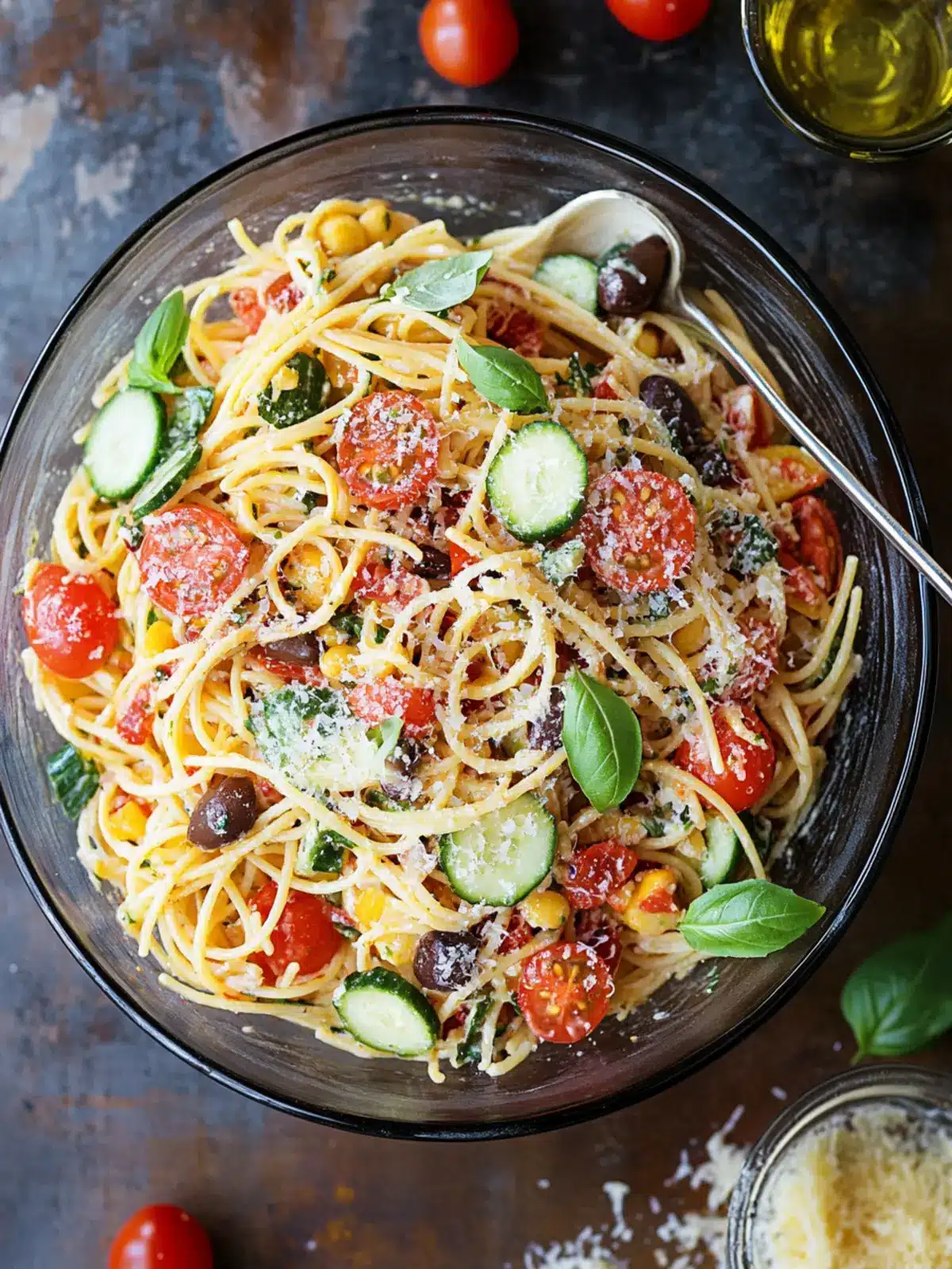 Refreshing Spaghetti Salad That’s Perfect for Summer Gatherings 3 Spaghetti Salad