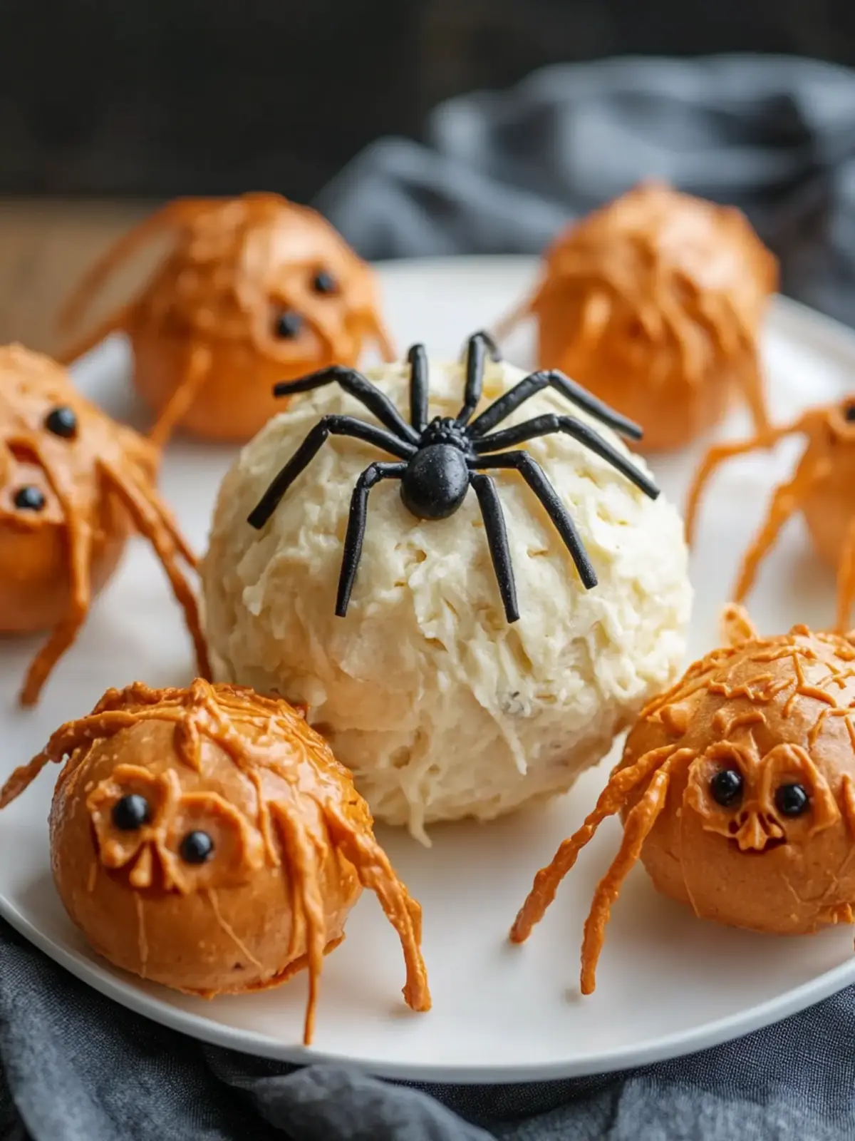 Delicious Halloween Spider Cheese Ball Recipe for Fun Parties 4 Halloween Spider Cheese Ball Recipe