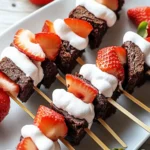 Sweet Strawberry Brownie Kabobs for Effortless Party Fun 3 Sweet Strawberry Brownie Kabobs for Effortless Party Fun