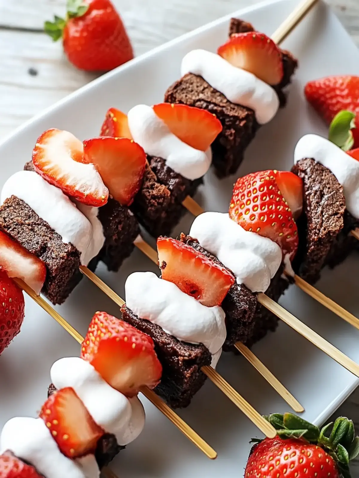 Sweet Strawberry Brownie Kabobs for Effortless Party Fun 5 Sweet Strawberry Brownie Kabobs for Effortless Party Fun
