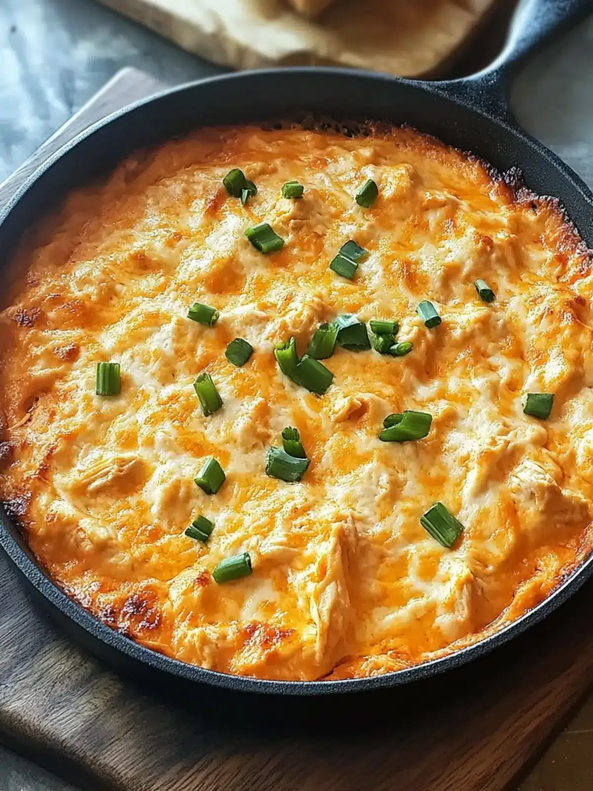 Skillet Buffalo Chicken Dip – The Ultimate Cheesy Comfort! 2 The Ultimate Buffalo Chicken Dip in a Skillet – So Cheesy!