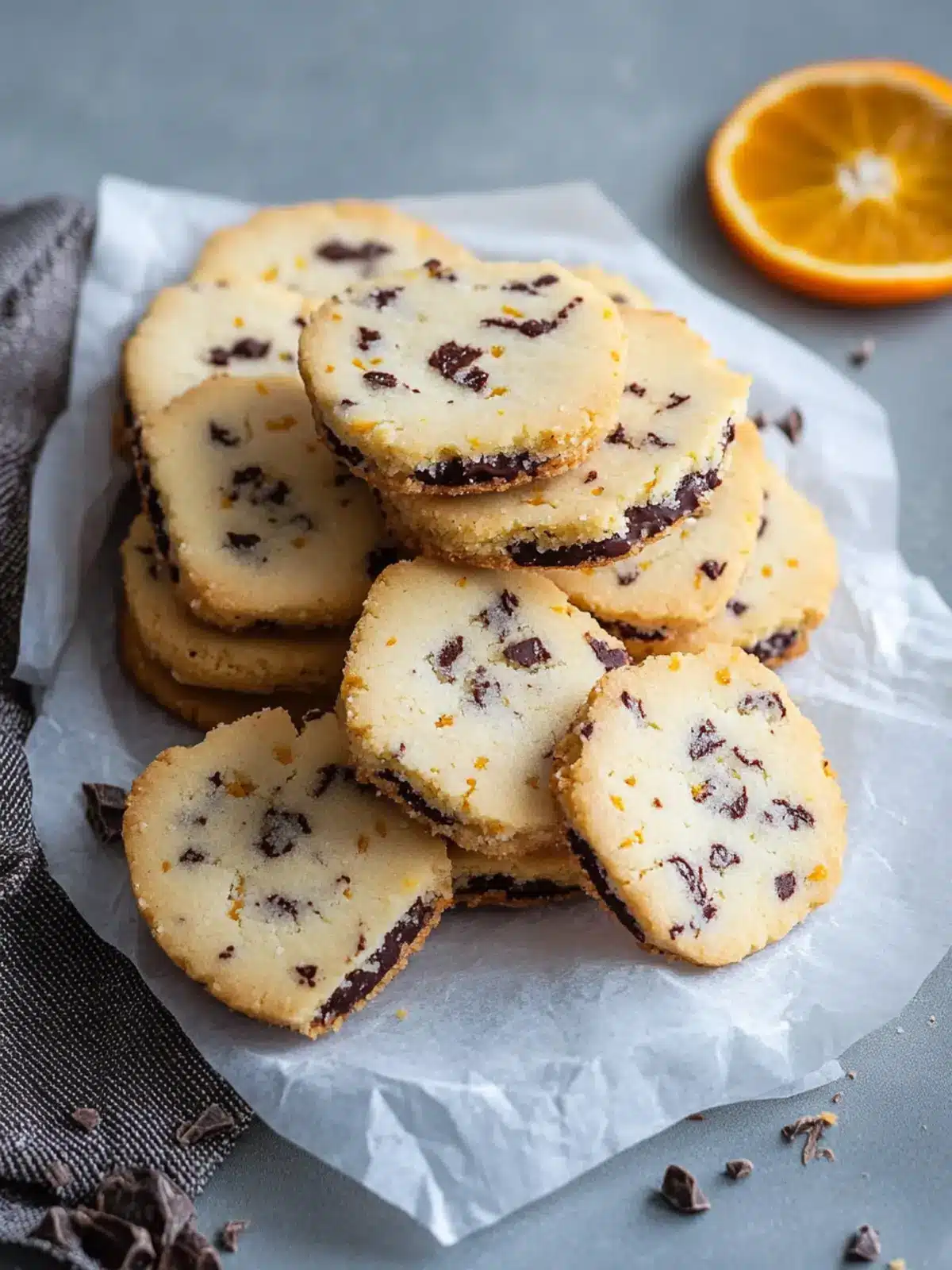 Melt-in-Your-Mouth Chocolate Orange Shortbread Cookies 5 Chocolate Orange Shortbread Cookies