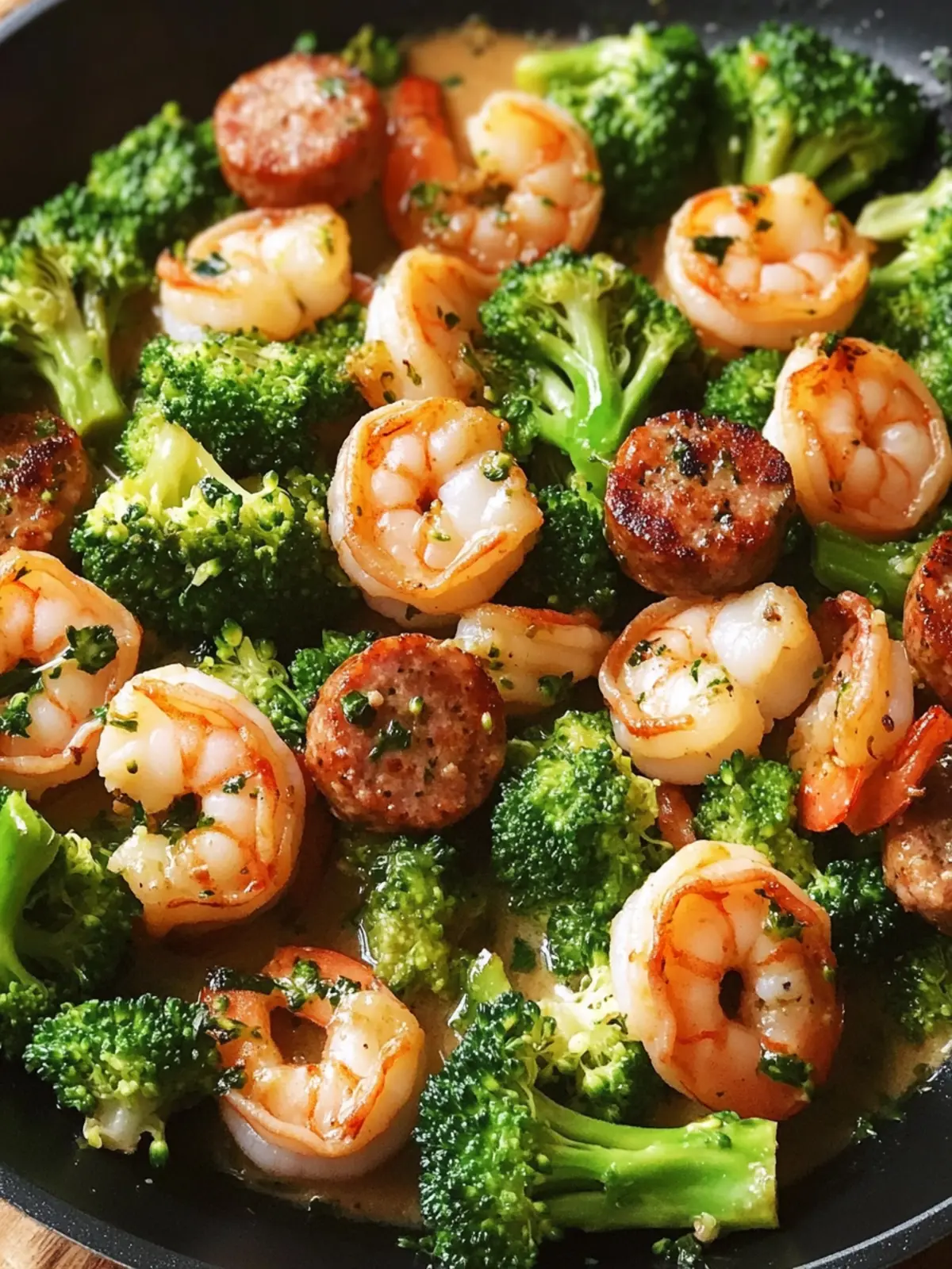Deliciously Simple Garlic Butter Shrimp Sausage and Broccoli Bliss 2 Deliciously Simple: Garlic Butter Shrimp Sausage and Broccoli Recipe