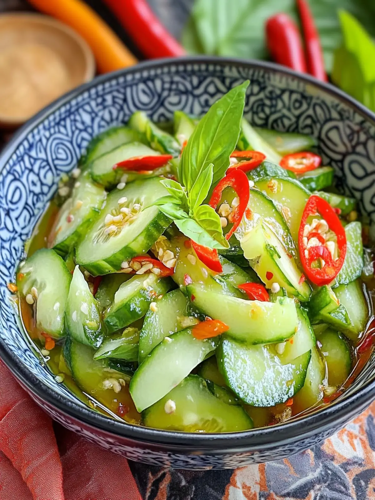 Lao Cucumber Salad Recipe (Thum Mak Thang) – Fresh & Zesty Delight 2 Lao Cucumber Salad Recipe (Thum Mak Thang)