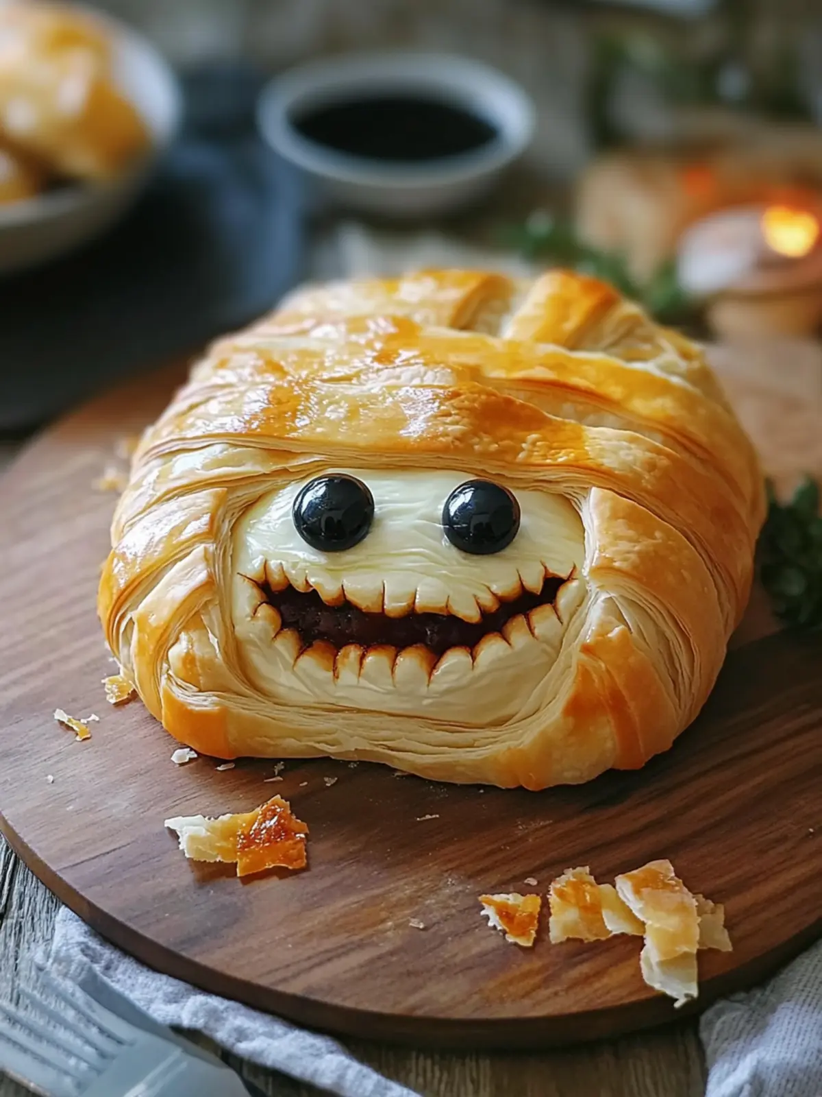 Gooey Mummy Brie Wrapped in Golden Puff Pastry Magic 5 Gooey Mummy Brie Wrapped In Golden Puff Pastry