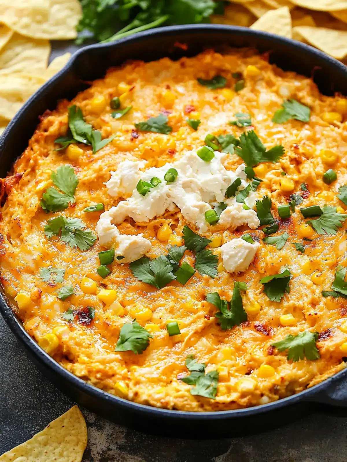 Irresistible Street Corn Buffalo Chicken Dip You Must Try! 2 Street Corn Buffalo Chicken Dip