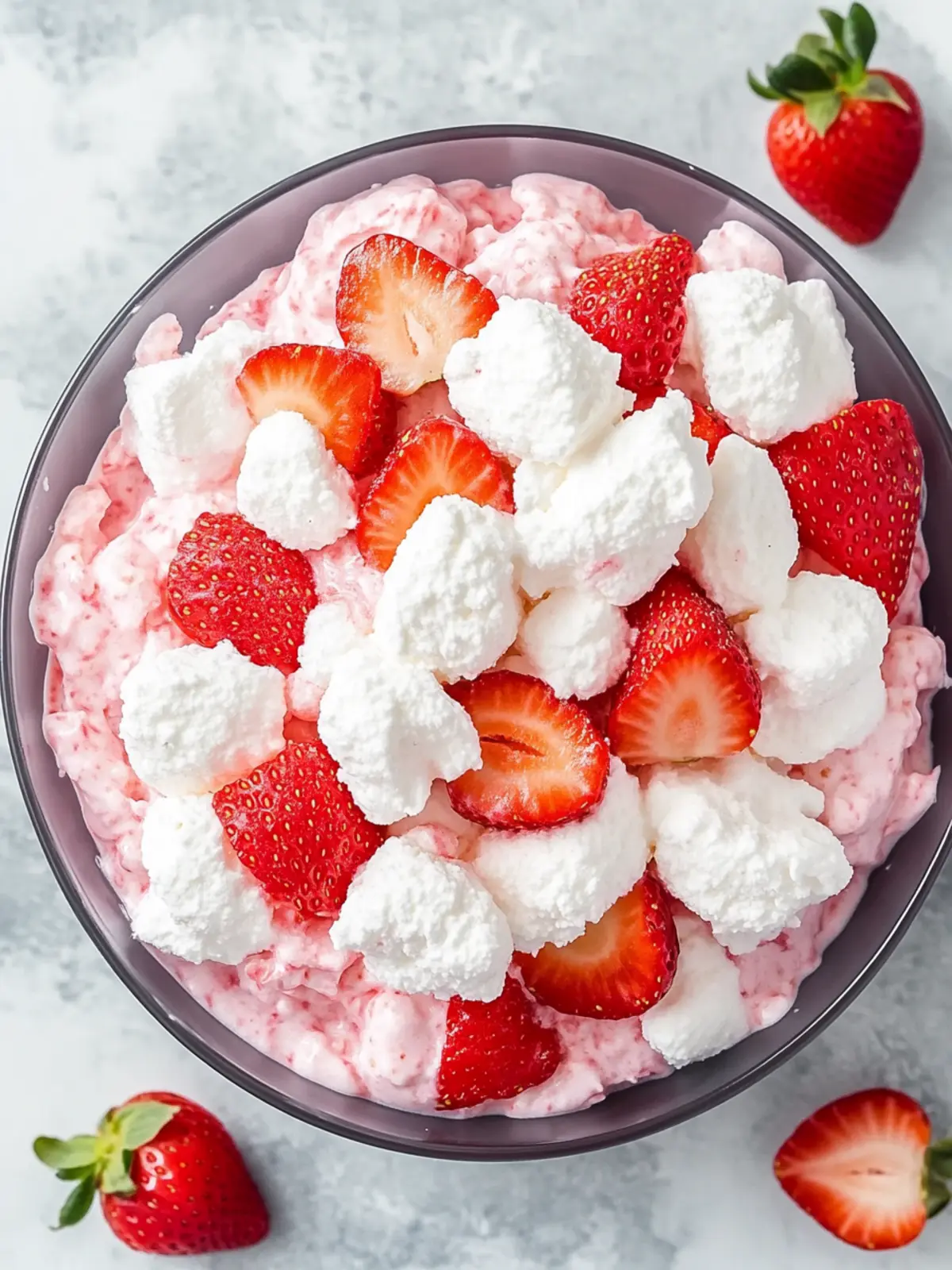 Refreshing Strawberry Fluff Salad for Sunny Gatherings 2 Strawberry Fluff Salad