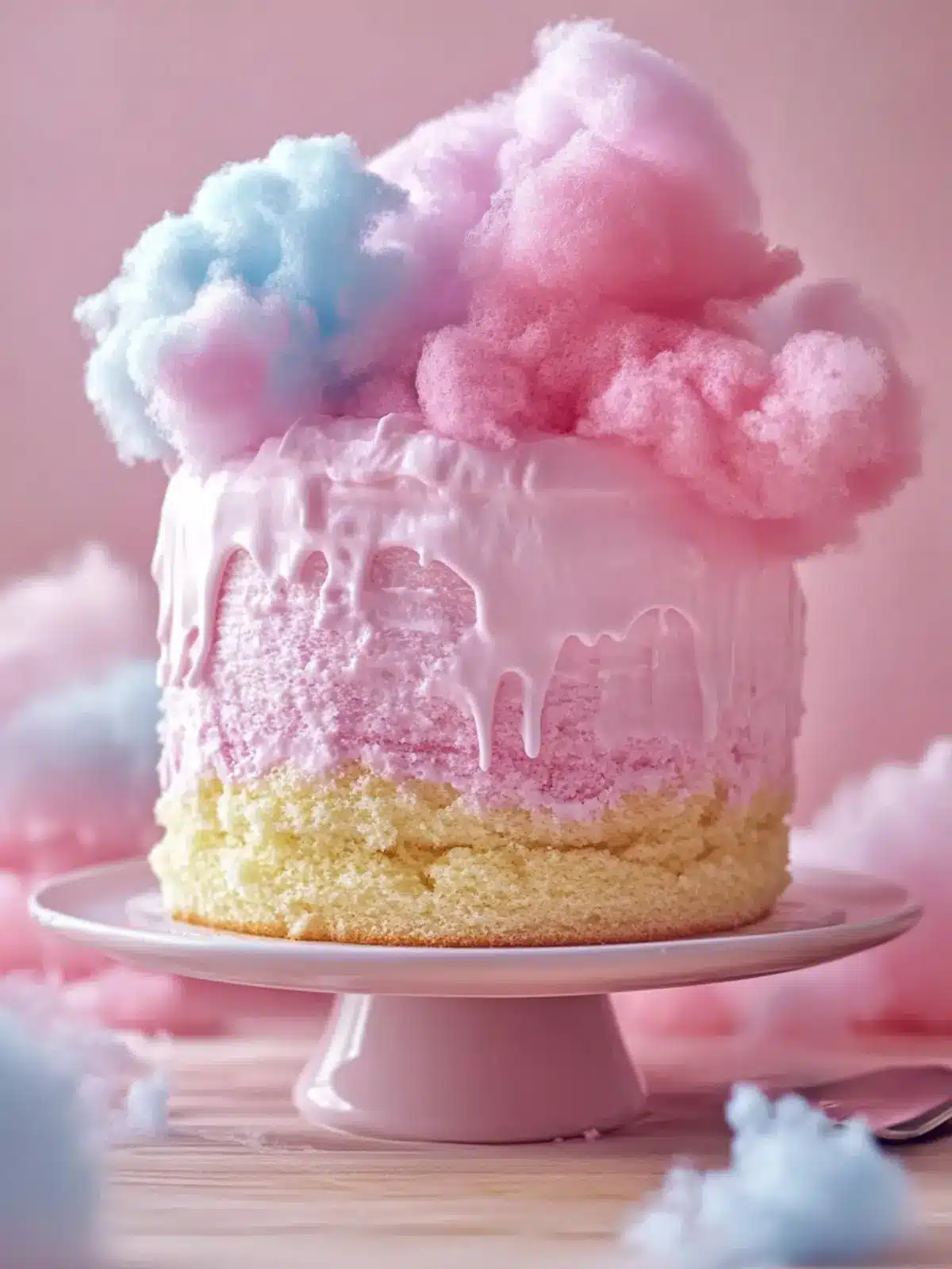 Joyful Cotton Candy Cake to Sweeten Every Celebration Delight 5 Joyful Cotton Candy Cake to Sweeten Any Celebration