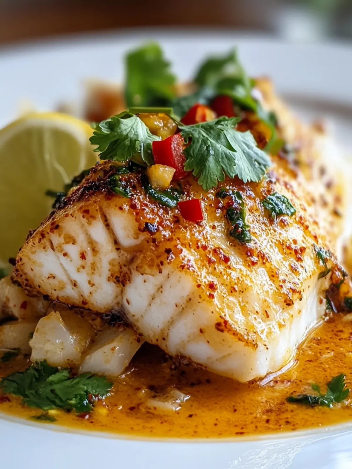 Tropical Grouper with Spicy Coconut Recipe for Quick Comfort 2 Tropical Grouper with Spicy Coconut Recipe