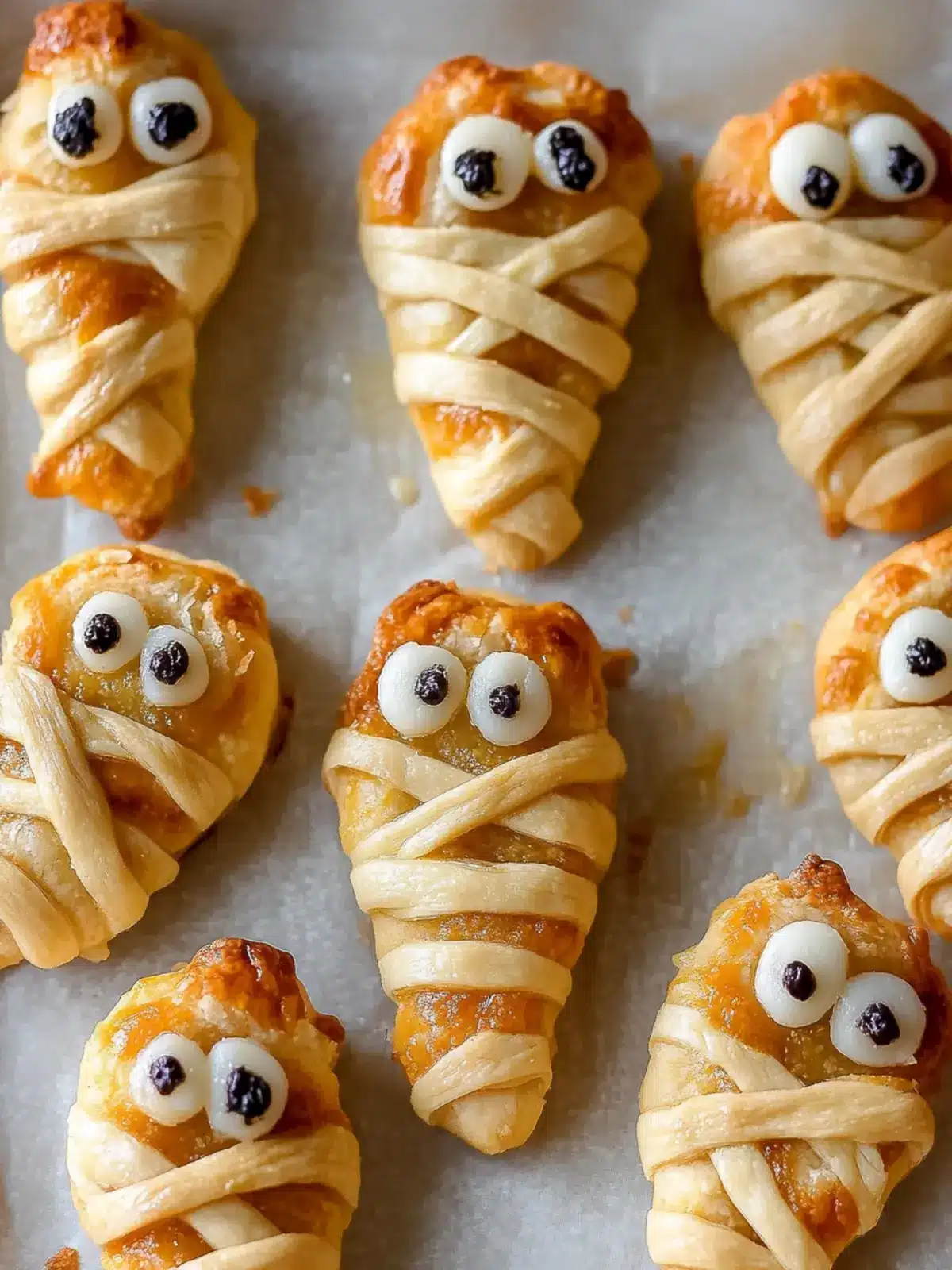 Easy Baked Cheese Mummies for Halloween Fun Everyone Will Love 3 Easy Baked Cheese Mummies for Halloween Fun