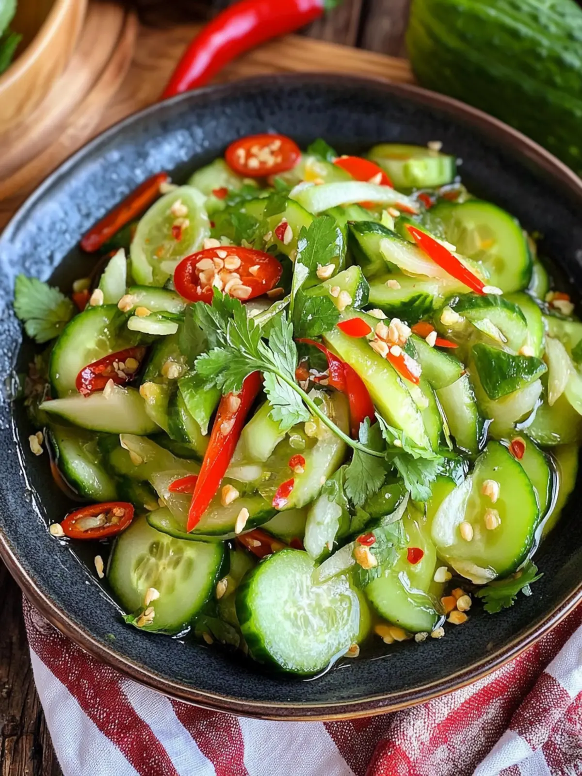 Lao Cucumber Salad Recipe (Thum Mak Thang) – Fresh & Zesty Delight 4 Lao Cucumber Salad Recipe (Thum Mak Thang)