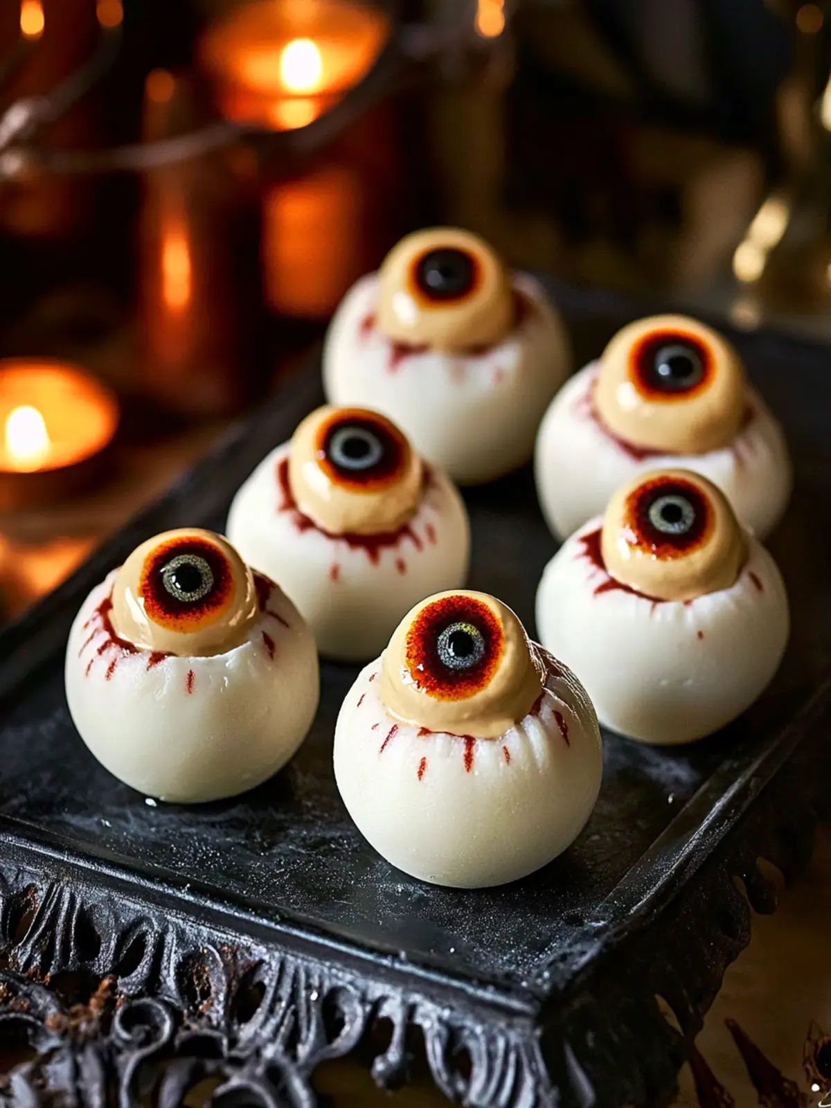 Spooky Deviled Eyeballs: Fun Keto Treats for Halloween Parties 3 Spooky Deviled Eyeballs