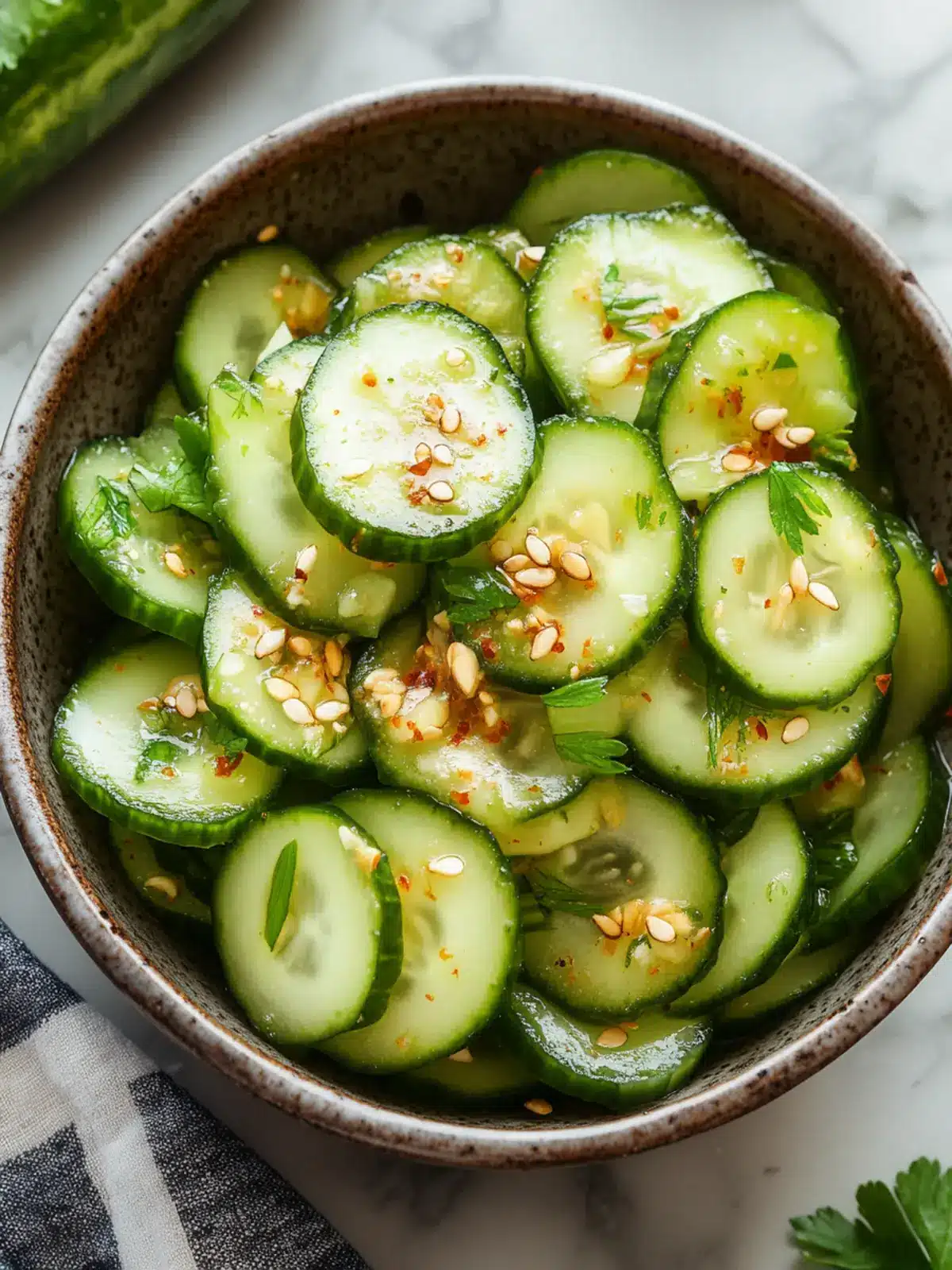 Easy Asian Cucumber Salad: Fresh, Crunchy, and Vegan Delight 5 Easy Asian Cucumber Salad