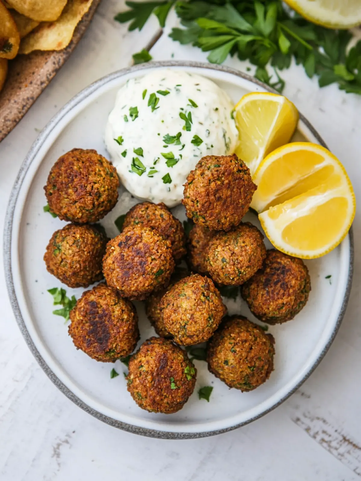 Crispy Traditional Falafel: Your New Favorite Snack! 4 Falafel (The Crispy Traditional Way)