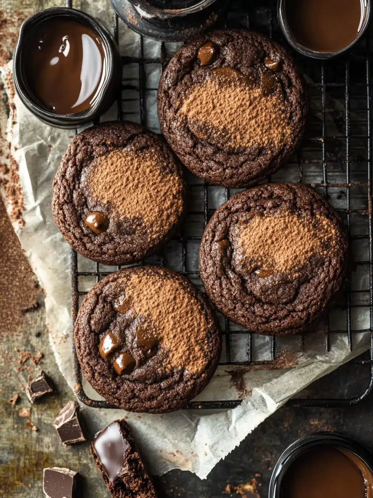 Fudgy Chocolate Cookies With Cocoa Powder in Minutes 3 Chocolate Cookies With Cocoa Powder