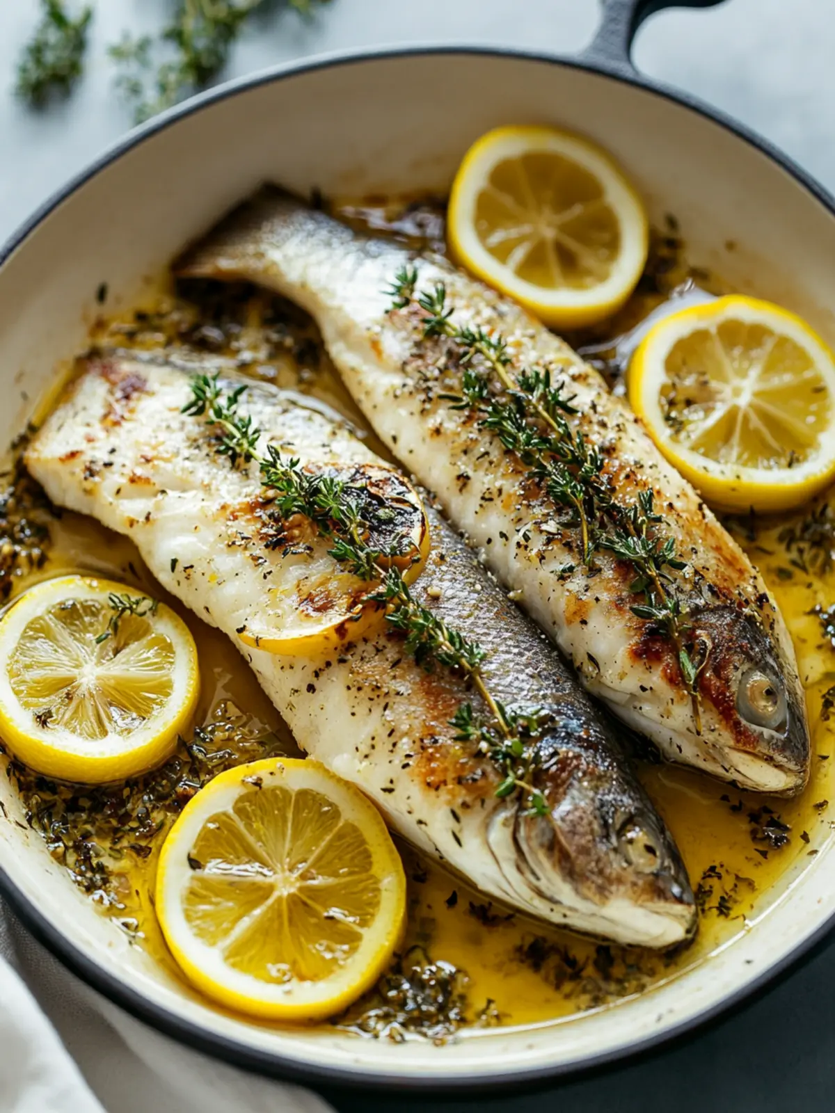 Lemon and Thyme Roasted Sea Bass for a Healthy Dinner Delight 4 Lemon and Thyme Roasted Sea Bass