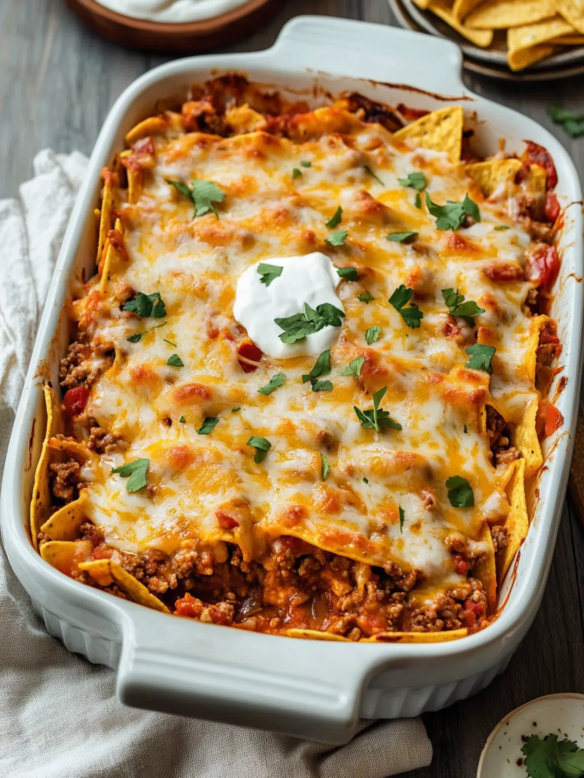 Easy Ground Beef Nacho Casserole for Busy Weeknights 5 Easy Ground Beef Nacho Casserole