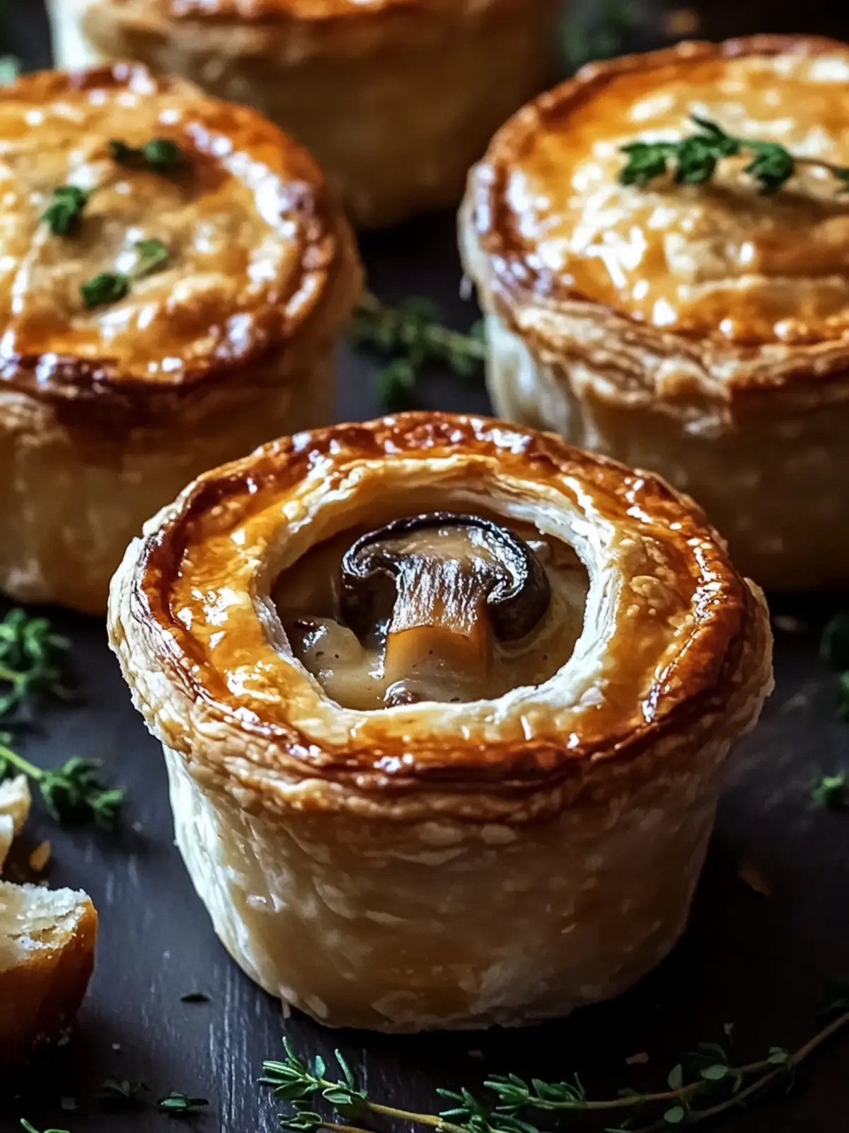 Savory Mini Mushroom & Gruyère Pot Pies for Cozy Nights 3 Savory Mini Mushroom & Gruyère Pot Pies for Cozy Nights