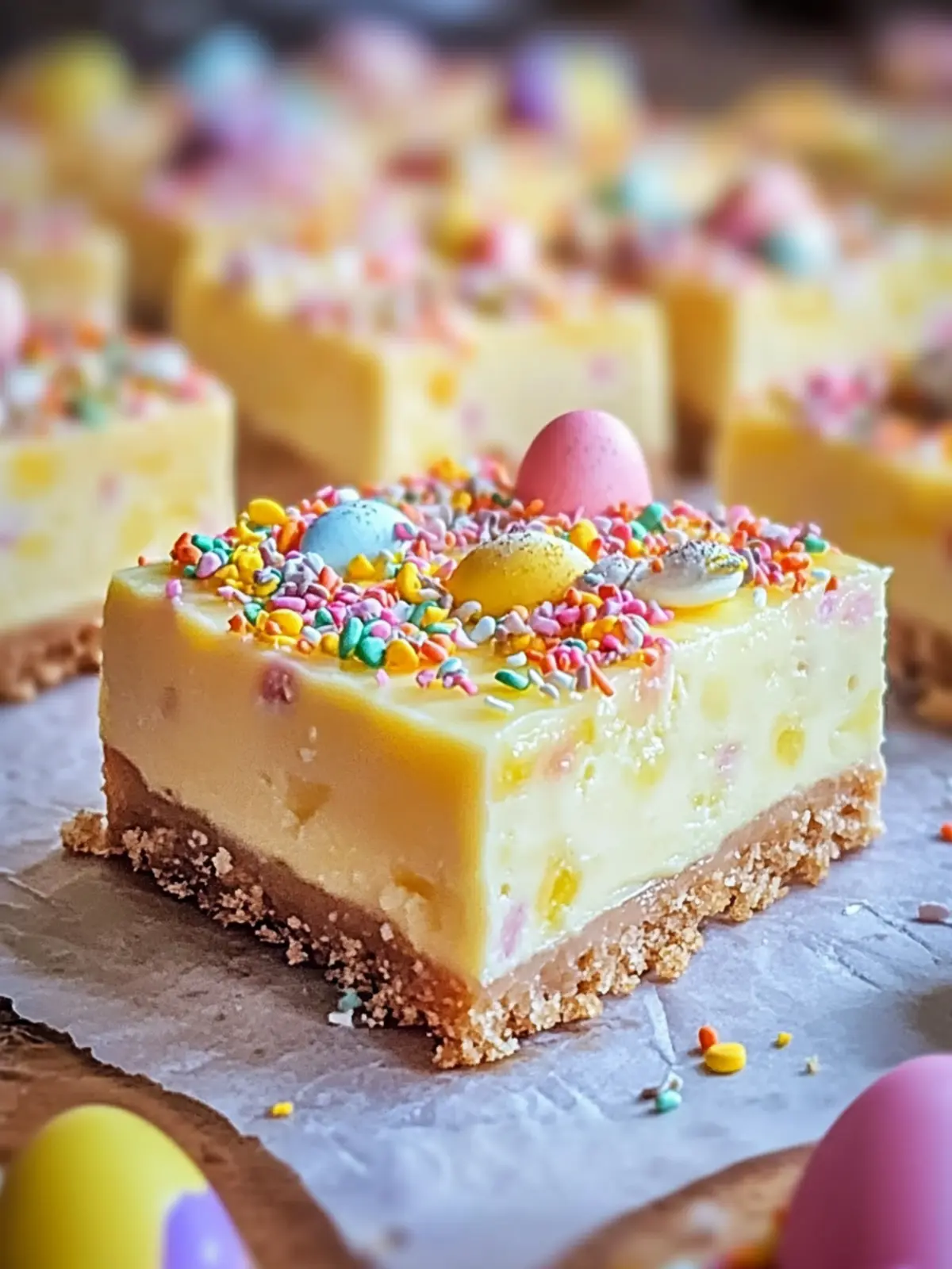 Zesty Easy Easter Egg Lemon Cheesecake Bars for Spring Fun 2 Easy Easter Egg Lemon Cheesecake Bars with a Zesty Twist