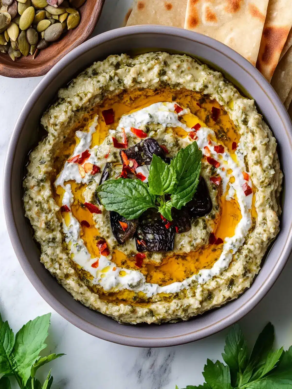 Kashke Bademjan: Irresistible Persian Eggplant Dip Recipe 5 Kashke Bademjan (Persian Eggplant Dip)