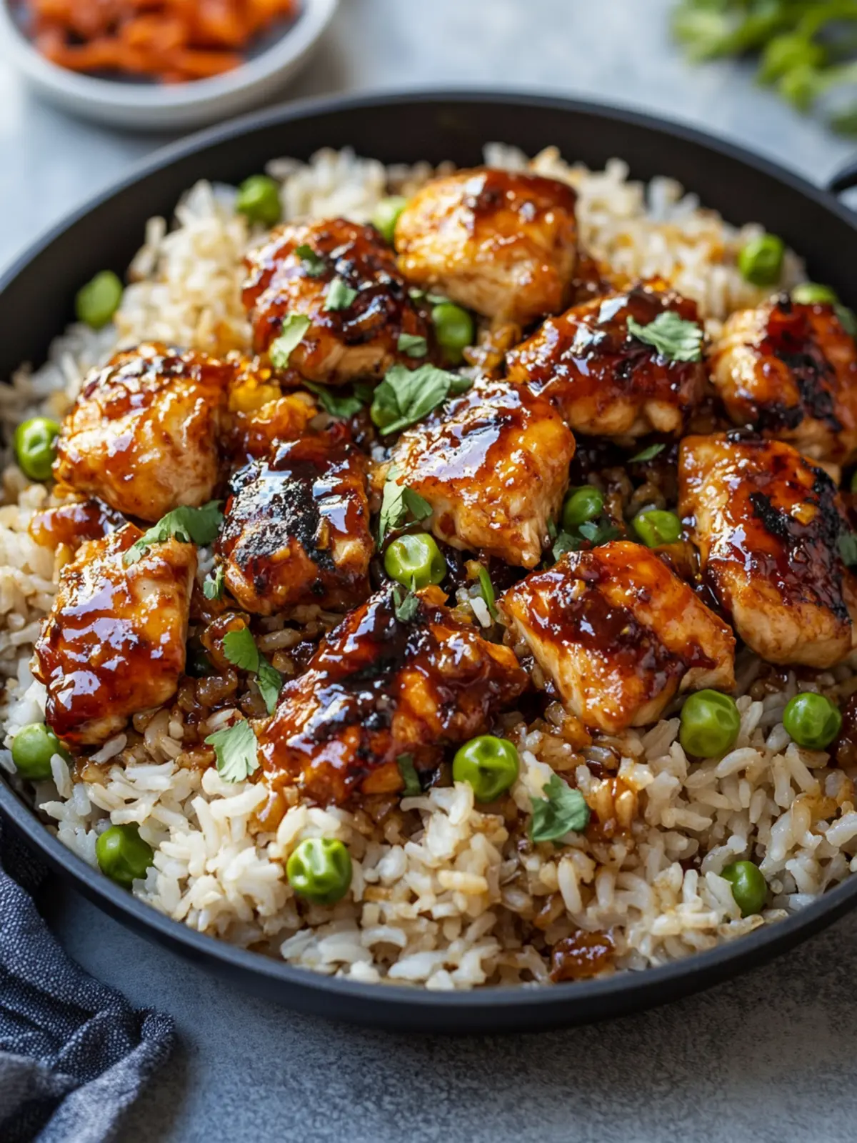 One-Pan Honey BBQ Chicken Rice – Effortless Family Feast 3 One-Pan Honey BBQ Chicken Rice – Easy Supper Idea for Family Dinners