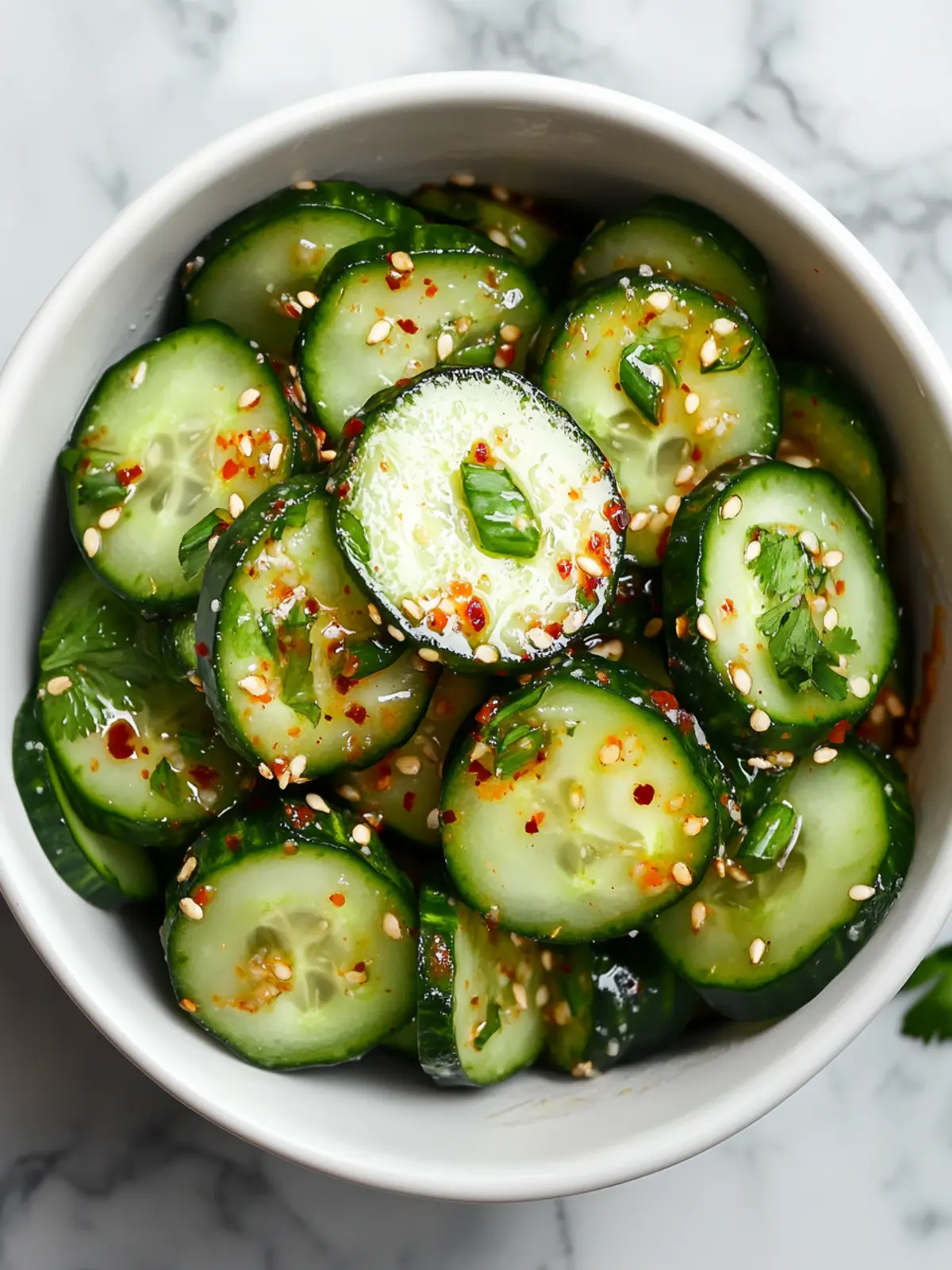 Easy & Spicy Cucumber Salad in 10 Minutes for a Refreshing Kick 4 Easy & Spicy Cucumber Salad in 10 Minutes!