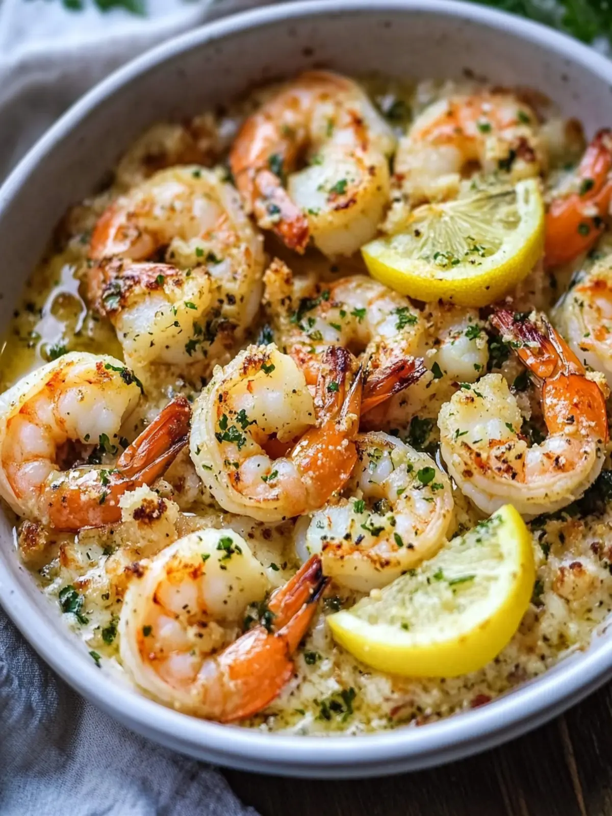 Ina's Baked Shrimp Scampi: Quick Garlic Butter Delight 3 Ina’s Baked Shrimp Scampi