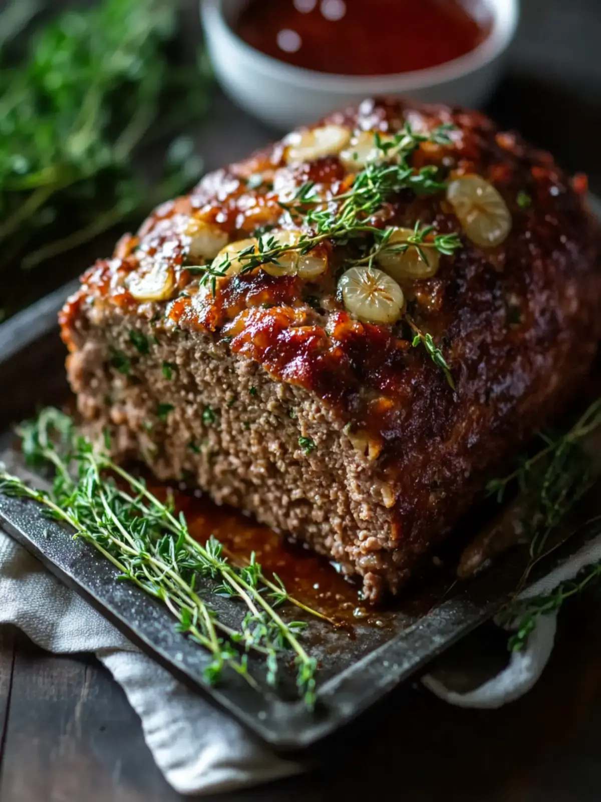 Garlic Herb Meatloaf: A Delicious Twist on Comfort Food 3 Garlic Herb Meatloaf