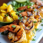 Grilled Shrimp With Spicy Mango Lime Coulis: Tropical Flavor Boost 45 Grilled Shrimp With Spicy Mango Lime Coulis: A Flavorful Delight
