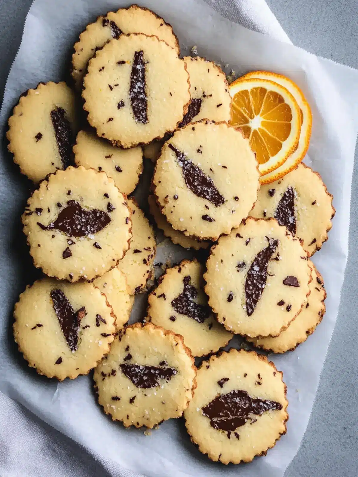 Melt-in-Your-Mouth Chocolate Orange Shortbread Cookies 4 Chocolate Orange Shortbread Cookies