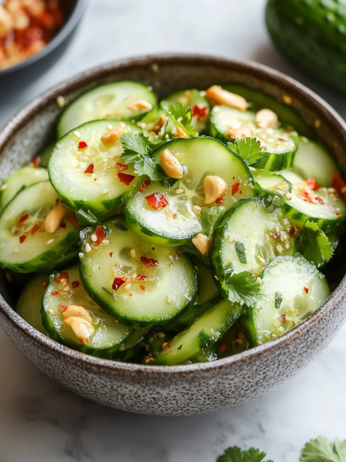Easy Asian Cucumber Salad: Fresh, Crunchy, and Vegan Delight 3 Easy Asian Cucumber Salad