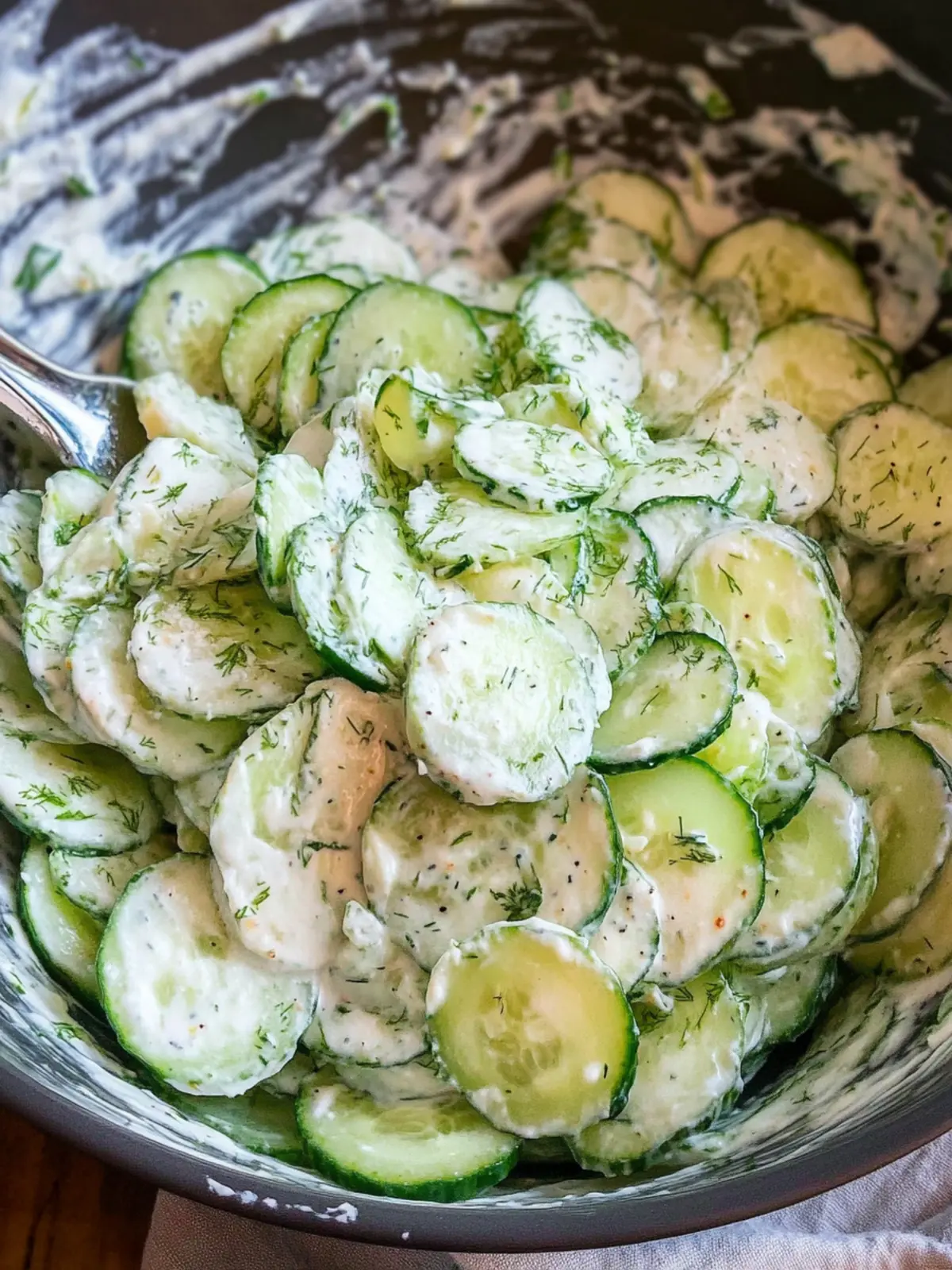 Creamy Cucumber Salad: A Refreshing Twist for Summer Cookouts 2 Creamy Cucumber Salad