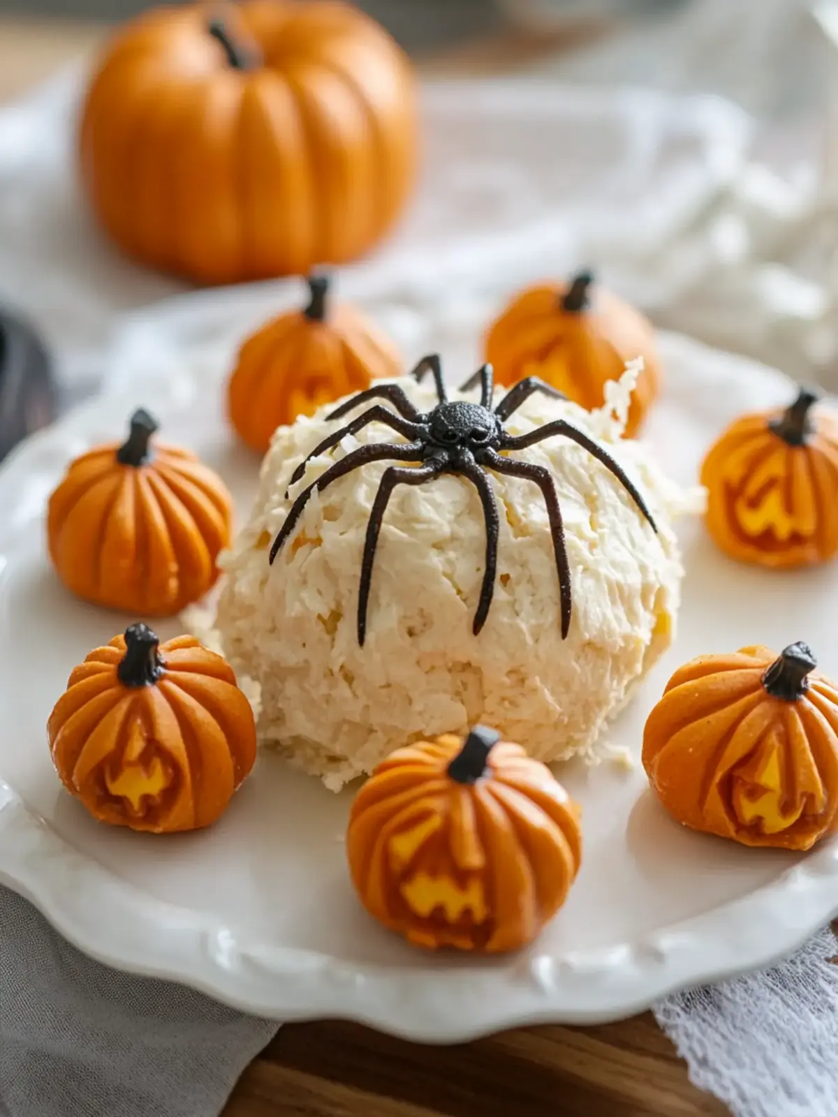 Delicious Halloween Spider Cheese Ball Recipe for Fun Parties 5 Halloween Spider Cheese Ball Recipe