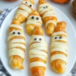 Mummy Mozzarella Sticks: Fun 3-Ingredient Halloween Treat 9 Mummy Mozzarella Sticks: 3-Ingredient Halloween Appetizer