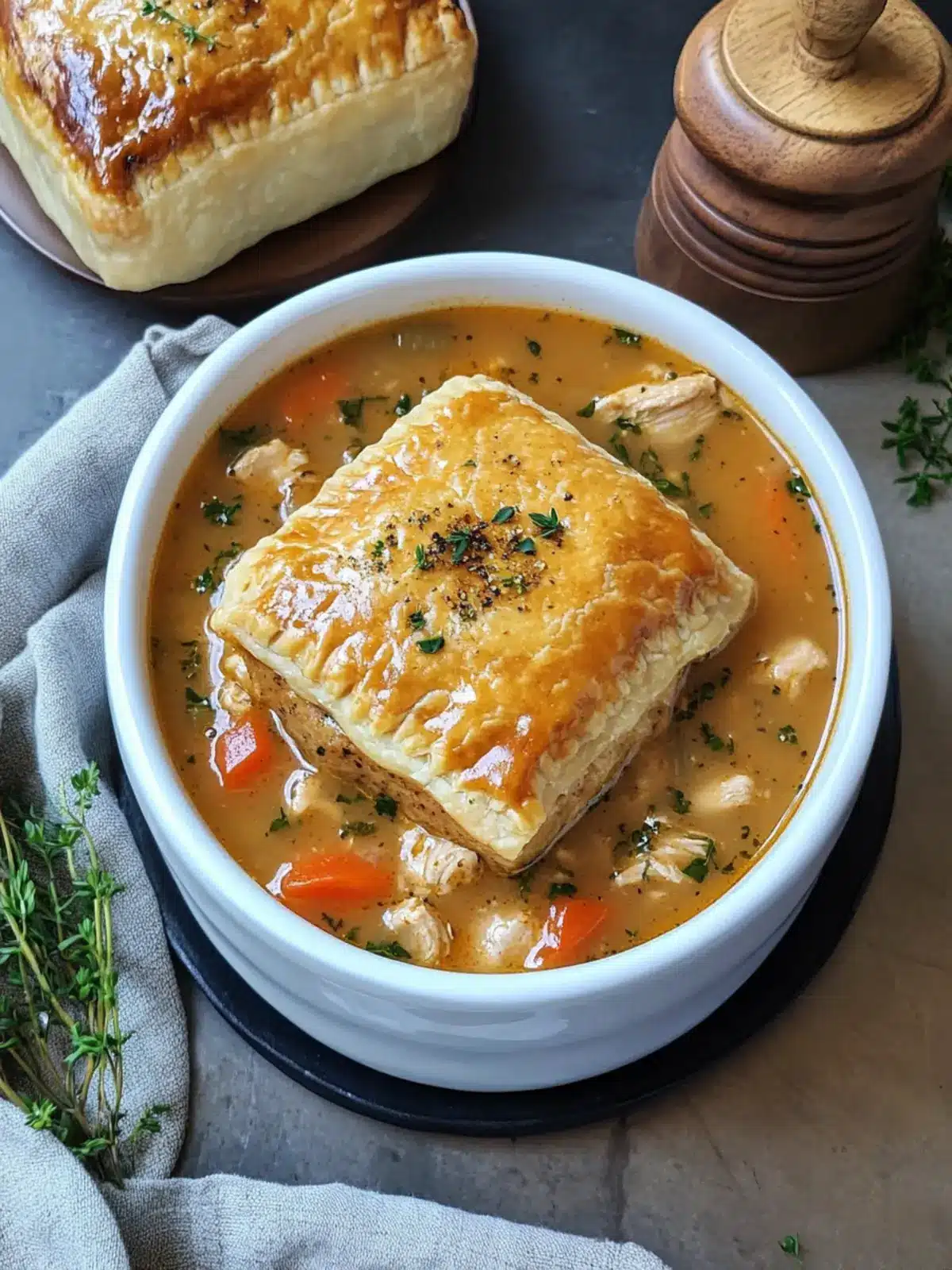Cajun Chicken & Sausage Pot Pie Soup for Cozy Nights 4 Cajun Chicken & Sausage Pot Pie Soup